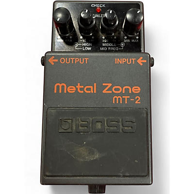 Used BOSS MT2 Metal Zone Distortion Effect Pedal