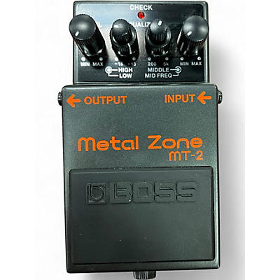 Used BOSS MT2 Metal Zone Distortion Effect Pedal