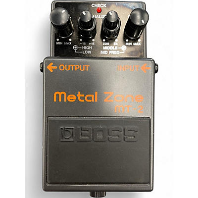 Used BOSS MT2 Metal Zone Distortion Effect Pedal