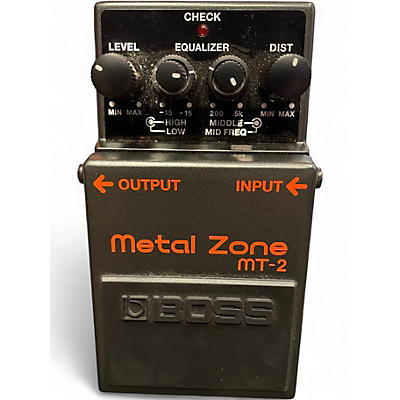 Used BOSS MT2 Metal Zone Distortion Effect Pedal