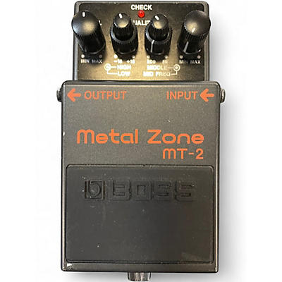 Used BOSS MT2 Metal Zone Distortion Effect Pedal