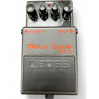 Used BOSS MT2 Metal Zone Distortion Effect Pedal