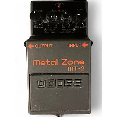 Used BOSS MT2 Metal Zone Distortion Effect Pedal