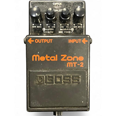 Used BOSS MT2 Metal Zone Distortion Effect Pedal