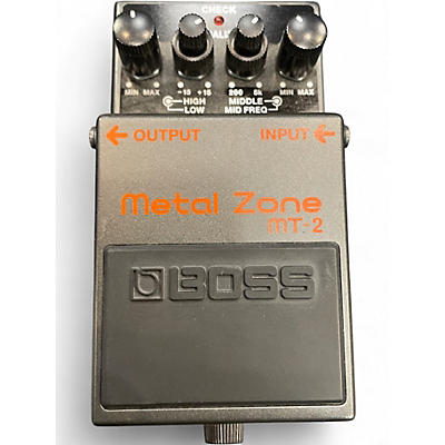 Used BOSS MT2 Metal Zone Distortion Effect Pedal
