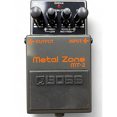 Used BOSS MT2 Metal Zone Distortion Effect Pedal