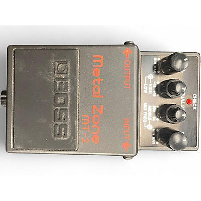 Used BOSS MT2 Metal Zone Distortion Effect Pedal