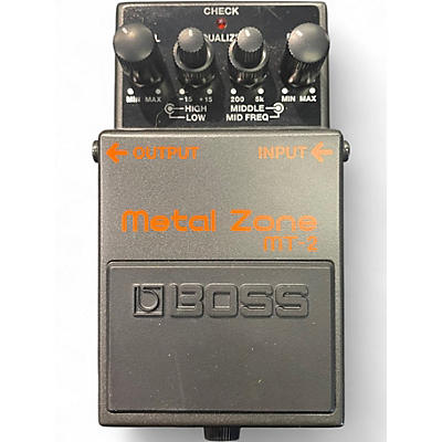 Used BOSS MT2 Metal Zone Distortion Effect Pedal