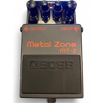Used BOSS MT2 Metal Zone Distortion Effect Pedal