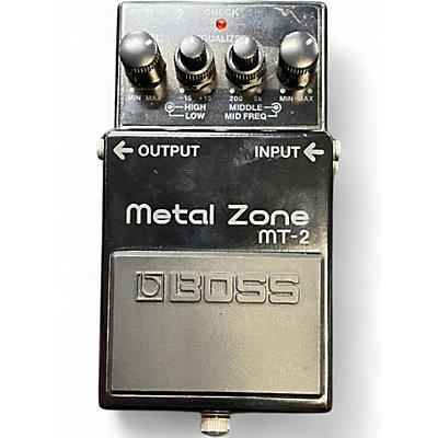Used BOSS MT2 Metal Zone Distortion Effect Pedal