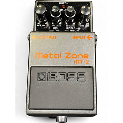 Used BOSS MT2 Metal Zone Distortion Effect Pedal