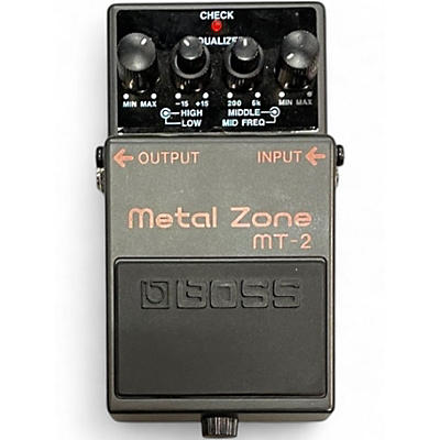 Used BOSS MT2 Metal Zone Distortion Effect Pedal