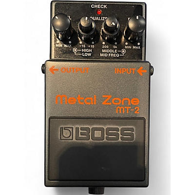 Used BOSS MT2 Metal Zone Distortion Effect Pedal