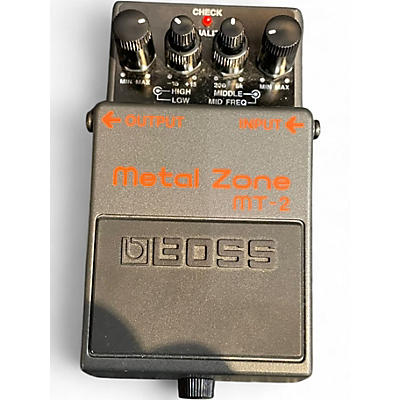 Used BOSS MT2 Metal Zone Distortion Effect Pedal