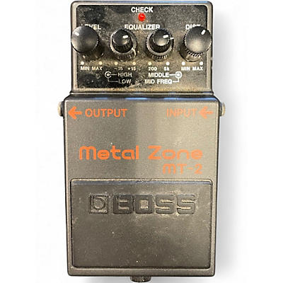 Used BOSS MT2 Metal Zone Distortion Effect Pedal