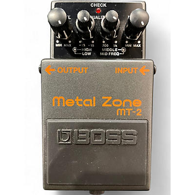 Used BOSS MT2 Metal Zone Distortion Effect Pedal