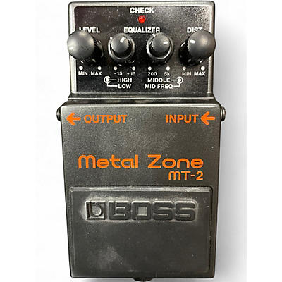 Used BOSS MT2 Metal Zone Distortion Effect Pedal