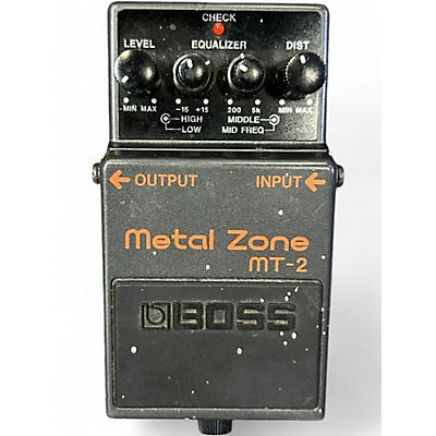 Used BOSS MT2 Metal Zone Distortion Effect Pedal