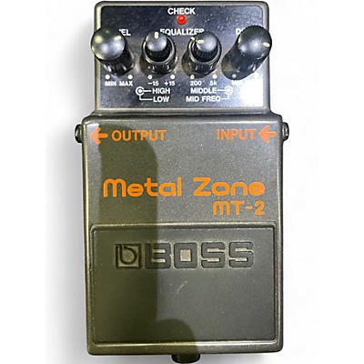 Used BOSS MT2 Metal Zone Distortion Effect Pedal
