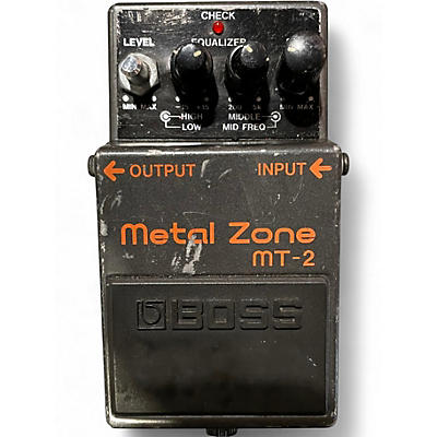 Used BOSS MT2 Metal Zone Distortion Effect Pedal