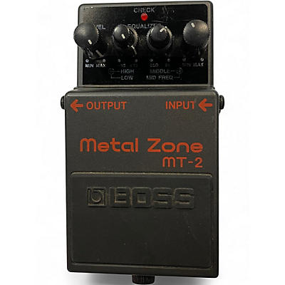 Used BOSS MT2 Metal Zone Distortion Effect Pedal
