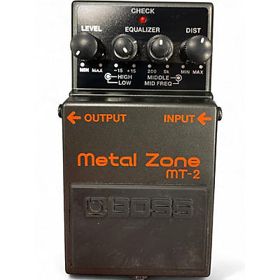 Used BOSS MT2 Metal Zone Distortion Effect Pedal
