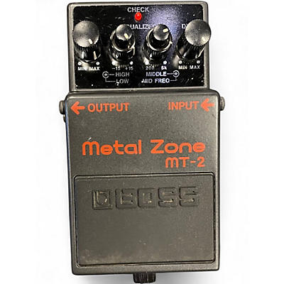 Used BOSS MT2 Metal Zone Distortion Effect Pedal