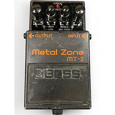 Used BOSS MT2 Metal Zone Distortion Effect Pedal