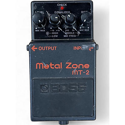 Used BOSS MT2 Metal Zone Distortion Effect Pedal