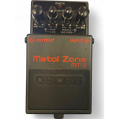 Used BOSS MT2 Metal Zone Distortion Effect Pedal