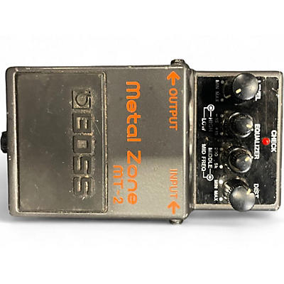 Used BOSS MT2 Metal Zone Distortion Effect Pedal