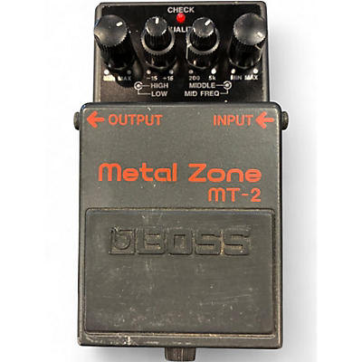 Used BOSS MT2 Metal Zone Distortion Effect Pedal