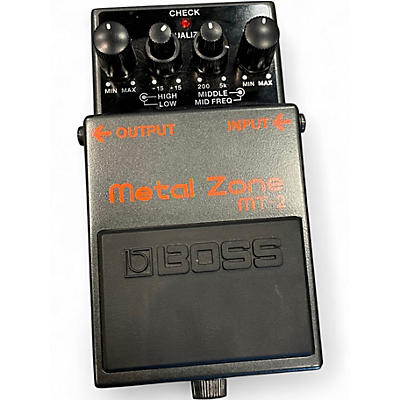 Used BOSS MT2 Metal Zone Distortion Effect Pedal