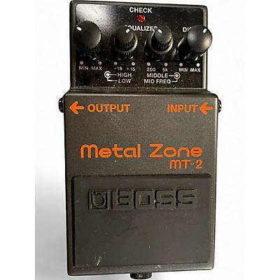 Used BOSS MT2 Metal Zone Distortion Effect Pedal