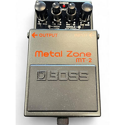 Used BOSS MT2 Metal Zone Distortion Effect Pedal