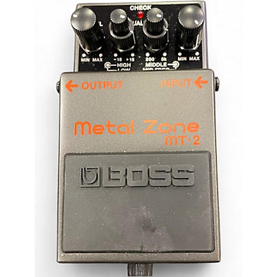 Used BOSS MT2 Metal Zone Distortion Effect Pedal