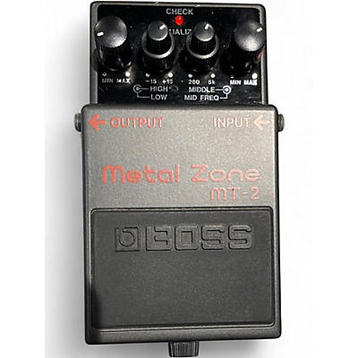Used BOSS MT2 Metal Zone Distortion Effect Pedal