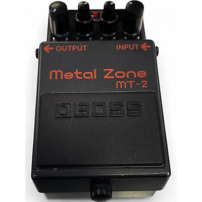 Used BOSS MT2 Metal Zone Distortion Effect Pedal