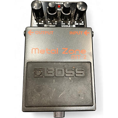 Used BOSS MT2 Metal Zone Distortion Effect Pedal