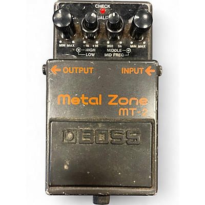 Used BOSS MT2 Metal Zone Distortion Effect Pedal