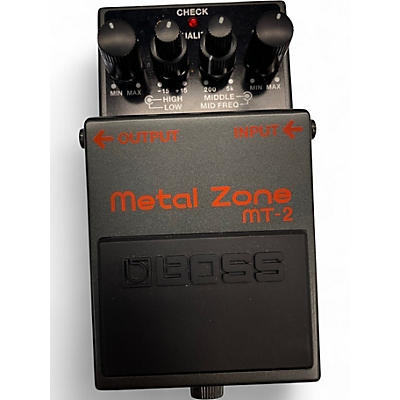 Used BOSS MT2 Metal Zone Distortion Effect Pedal