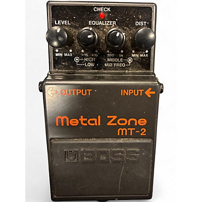 Used BOSS MT2 Metal Zone Distortion Effect Pedal