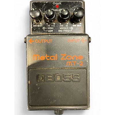 Used BOSS MT2 Metal Zone Distortion Effect Pedal