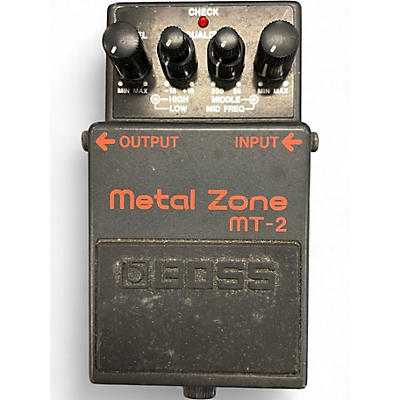 Used BOSS MT2 Metal Zone Distortion Effect Pedal