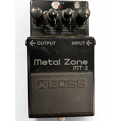 Used BOSS MT2 Metal Zone Distortion Effect Pedal