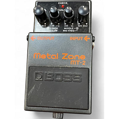 Used BOSS MT2 Metal Zone Distortion Effect Pedal