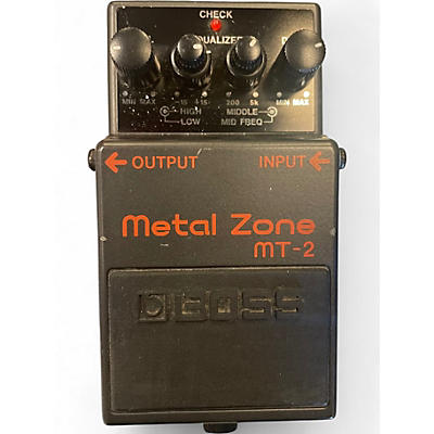 Used BOSS MT2 Metal Zone Distortion Effect Pedal