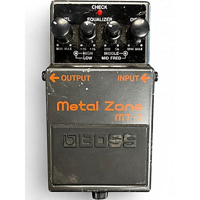 Used BOSS MT2 Metal Zone Distortion Effect Pedal