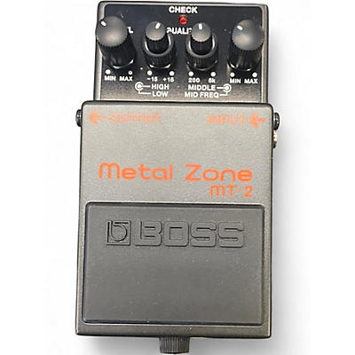 Used BOSS MT2 Metal Zone Distortion Effect Pedal