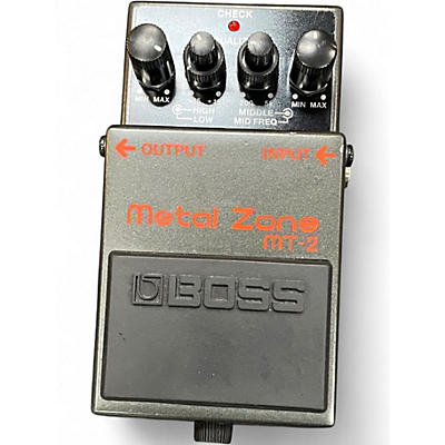 Used BOSS MT2 Metal Zone Distortion Effect Pedal